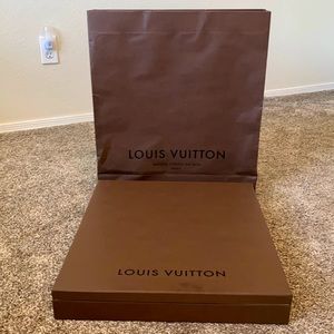 Louis Vuitton purse box, wallet box, and bag
